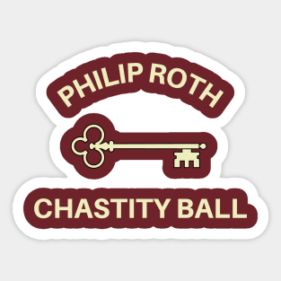 Philip Roth Chastity Ball Sticker